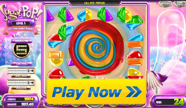 Sugar Pops iPad slots free play version