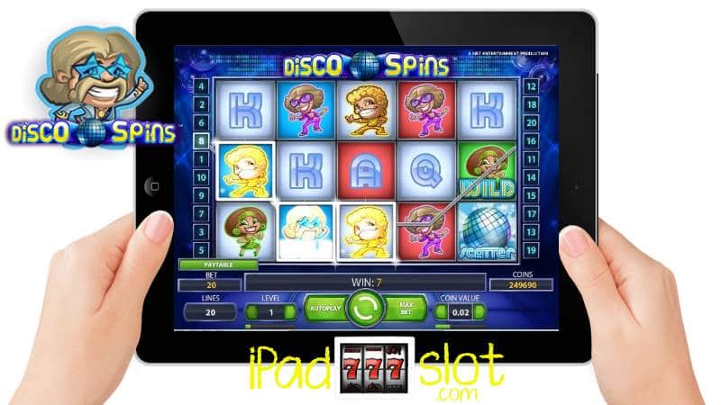 Disco Spins iPad Slot Game Free Play & Review