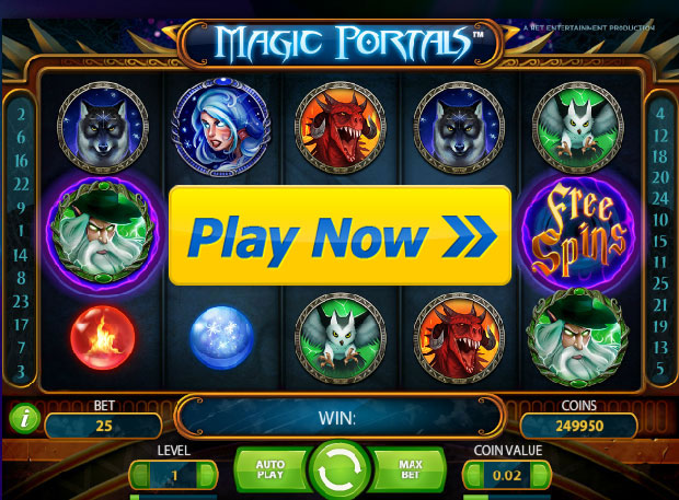 Free Play Magic Portals slots on iPad