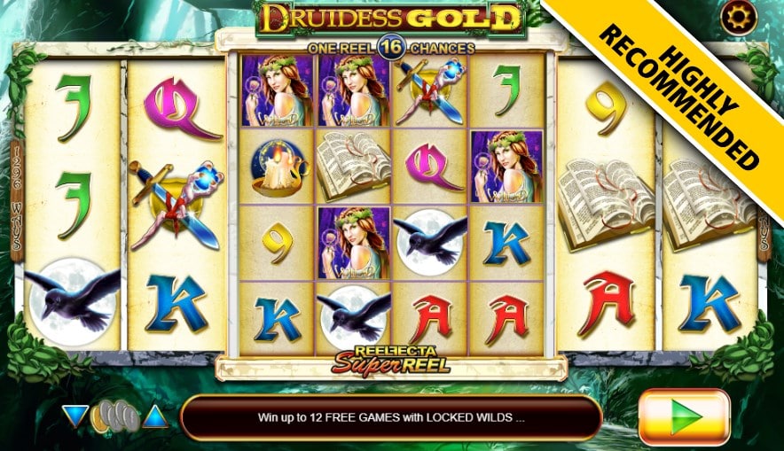 Free Druidess Gold slot game for ipad