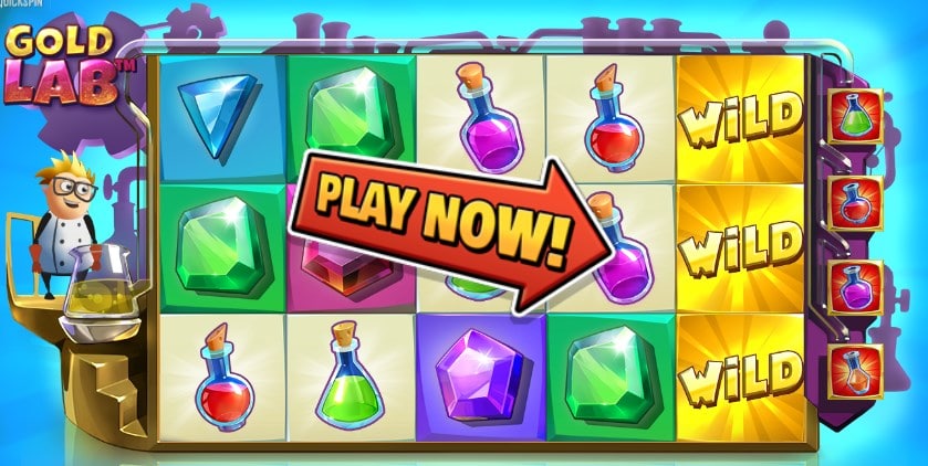 Quickspin Gold Lab Free iPad Slot Review