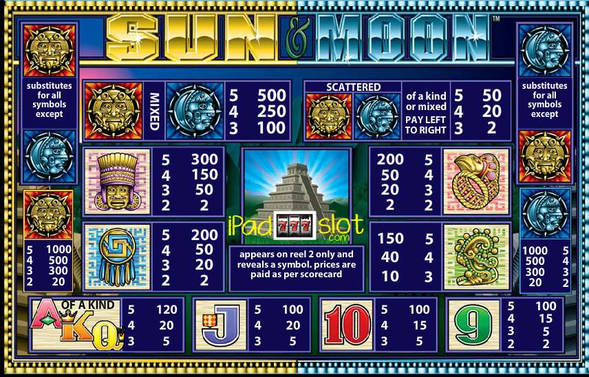 Sun & Moon Free or Real Play Slots App