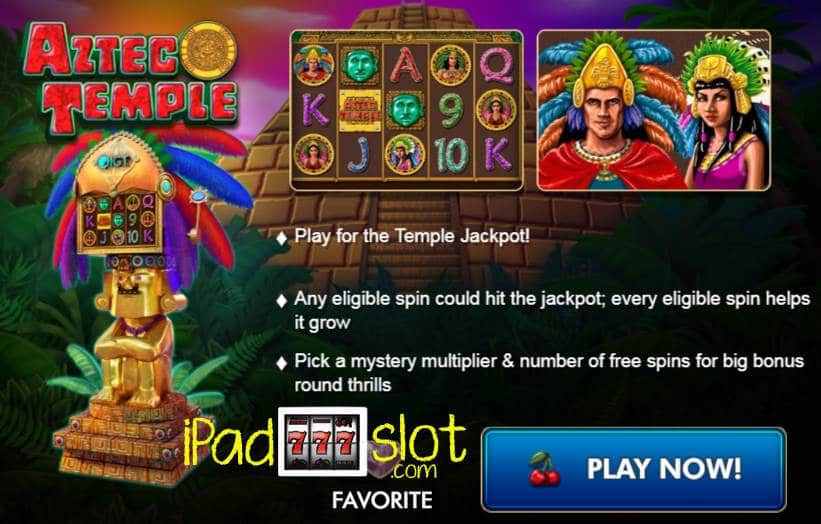 Aztec temple slot machine game online