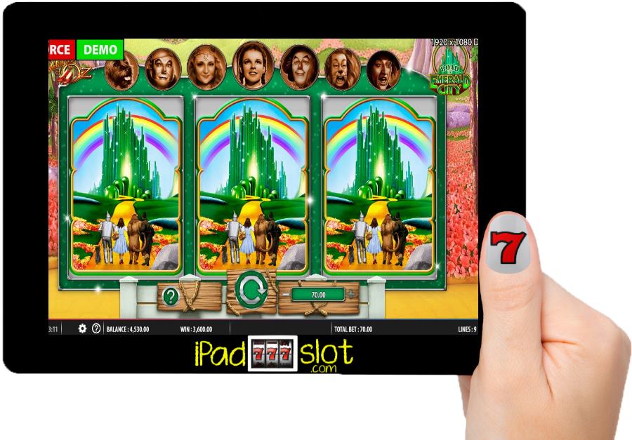 The Wizard of Oz Road to Emerald City Free Slot App