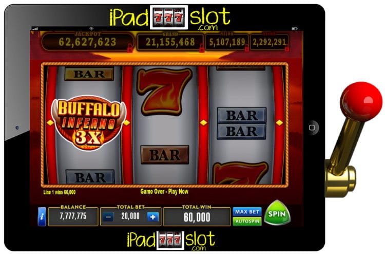 Buffalo Inferno Aristocrat Free Play Slot Game