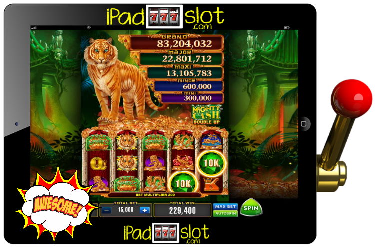 Mighty Cash Double Up Lucky Tiger Free Pokies